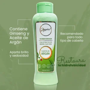 Acondicionador De Argan Y Aloe vera Anyeluz 500 ML - Image 3